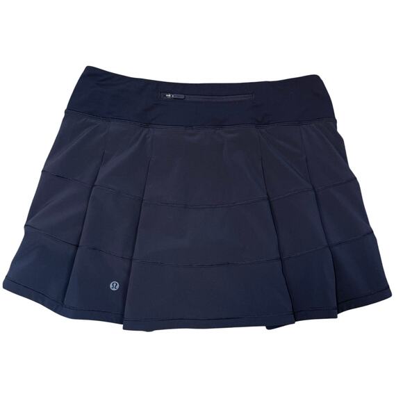 lululemon athletica Dresses & Skirts - Lululemon Pace Rival Skirt 4-way Stretch Skort 14" Length Size 6 Black NWOT